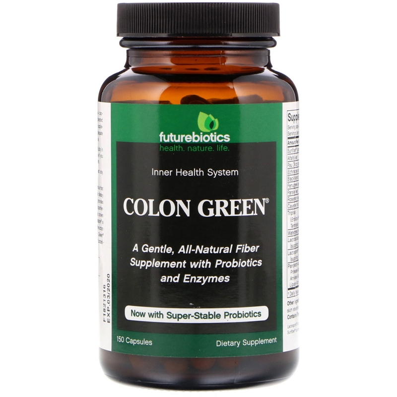 FutureBiotics, Colon Green, 150 капсул