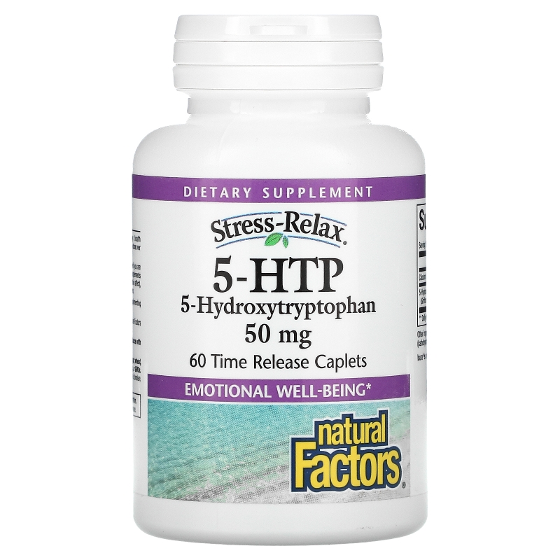 Natural Factors, 5-HTP, 50 mg, 60 Enteric Покрытые Капсулы