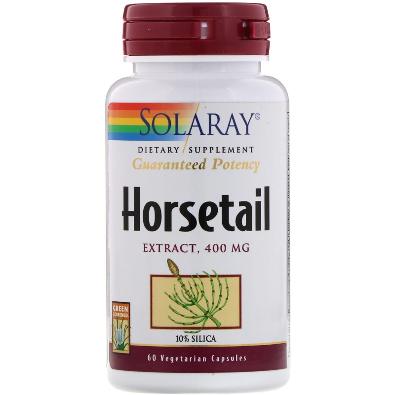 Solaray, Horsetail Extract, 400 mg, 60 Vegetarian Capsules