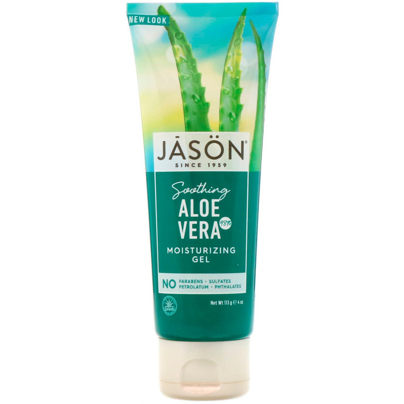 Jason Natural, Soothing 98% Aloe Vera Moisturizing Gel, 4 oz (113 g)