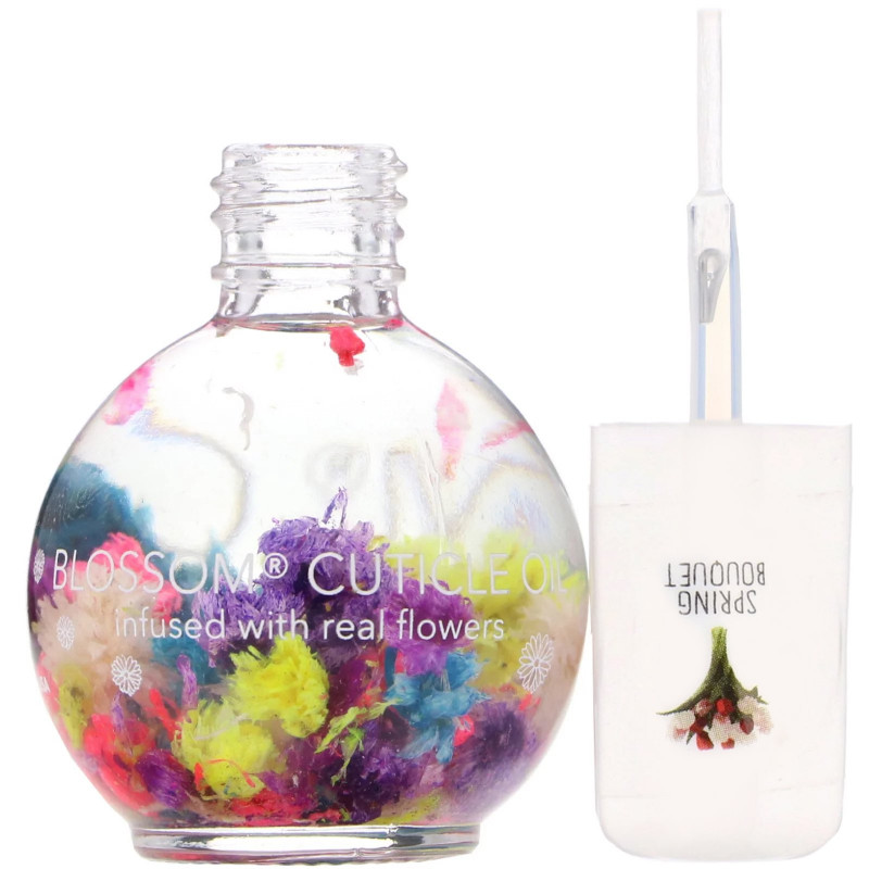 Blossom, Cuticle Oil, Spring Bouquet, 0.42 fl oz (12.5 ml)