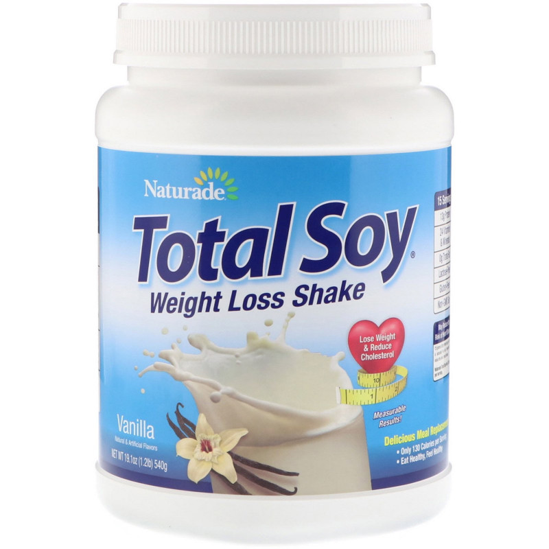 Naturade, Total Soy, коктейль для потери веса, ваниль, 540 г (19,1 унц.)