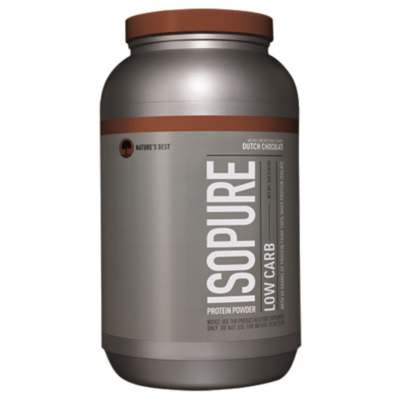 Nature's Best, IsoPure, Perfect Low Carb Isopure, голландский шоколад, 3 фунта. (1361 г)