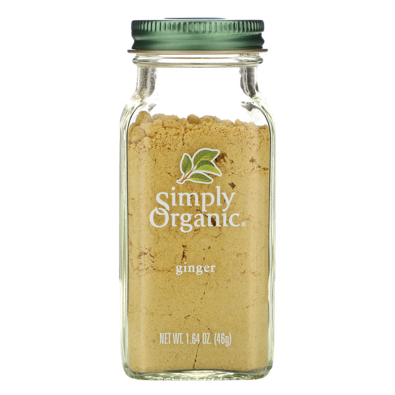 Simply Organic, Имбирь, 1,64 унции (46 г)