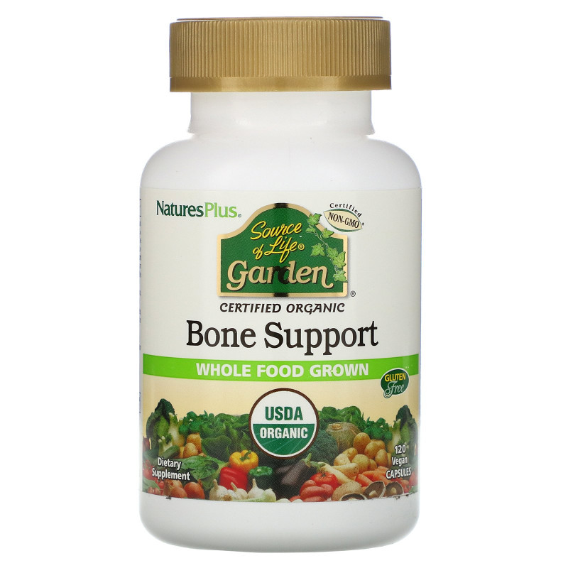 Nature's Plus, Source of Life Garden, Organic Bone Support , 120 Vegan Capsules