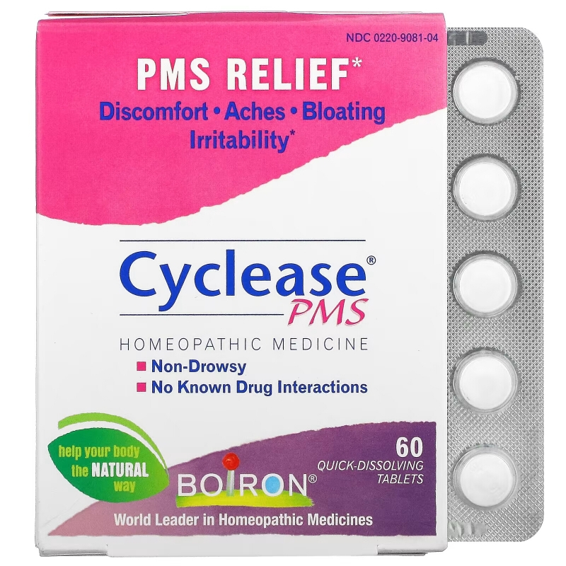 Boiron, Cyclease PMS, 60 Quick-Dissolving Tablets