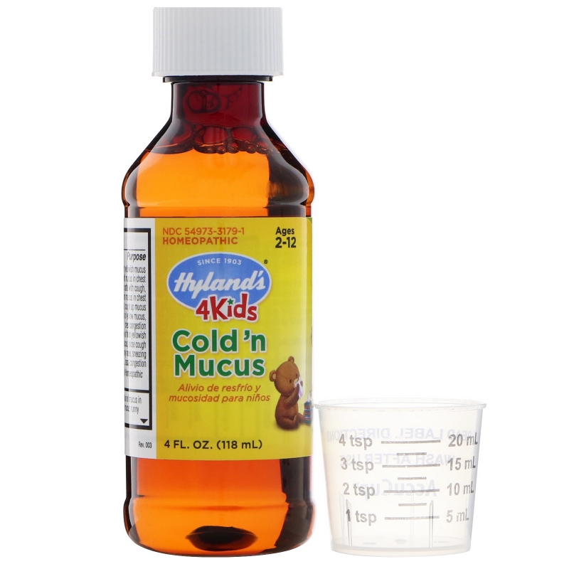 Hyland's 4 Kids Cold 'n Mucus 4 fl oz (118 ml)