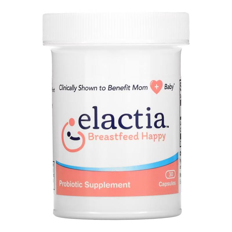 Elactia, Breastfeeding Probiotic, 30 Capsules