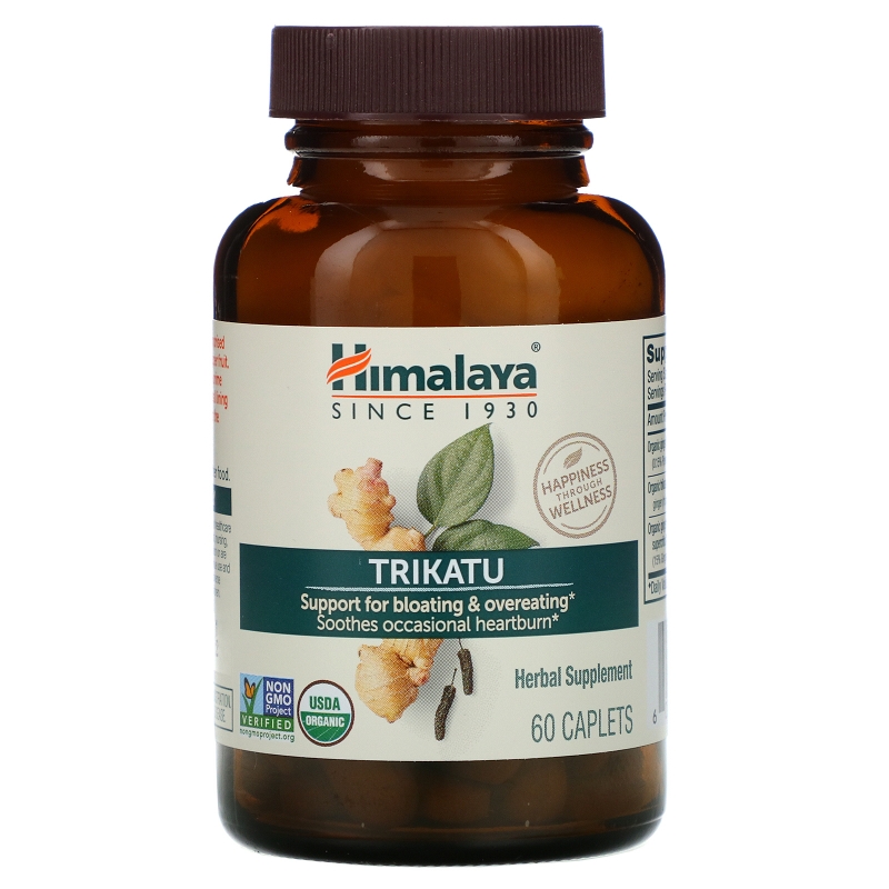 Himalaya Herbal Healthcare Trikatu Gastric Support 60 Caplets