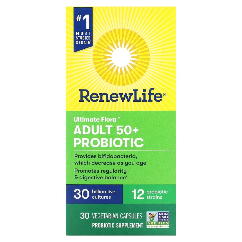 Renew Life, Ultimate Flora, Colon Care Probiotic, 30 Vegetarian Capsules