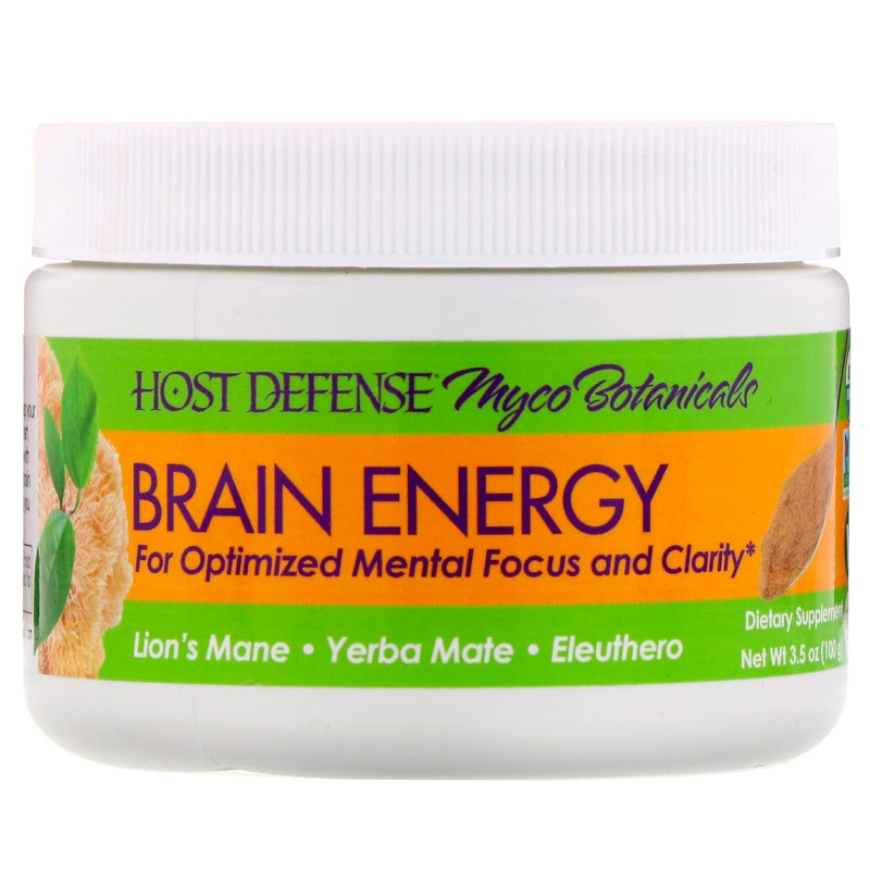 Fungi Perfecti, Myco Botanicals, Brain Energy, 3.5 oz (100 g)