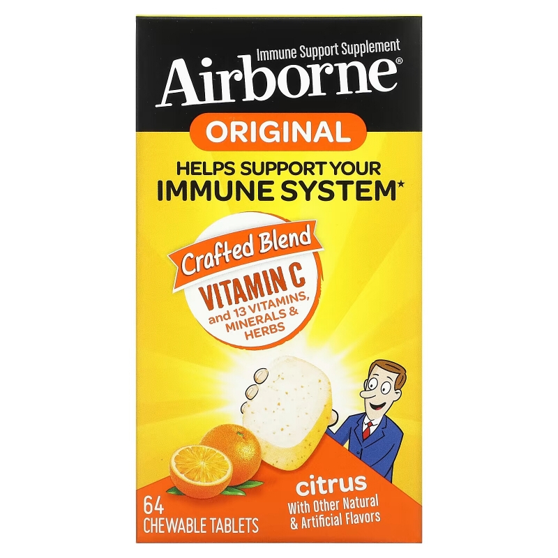 AirBorne Chewable Tablets Citrus 64 Chewable Tablets