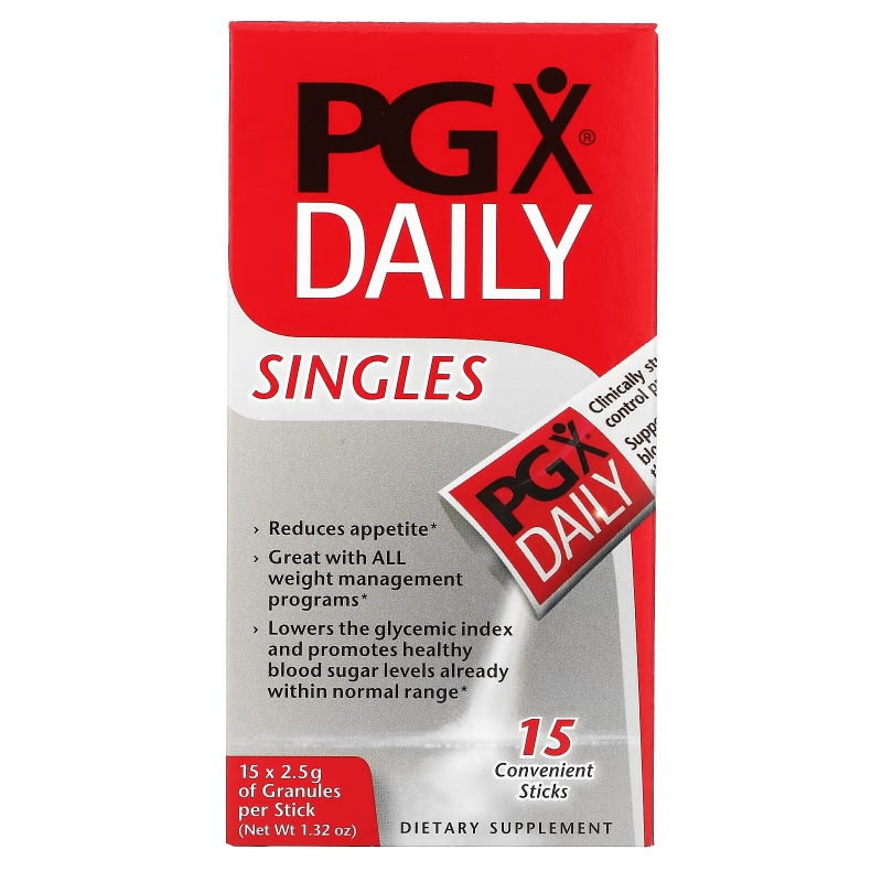 Natural Factors, PGX Daily, Singles, 15 Sticks, 2.5 g Per Stick