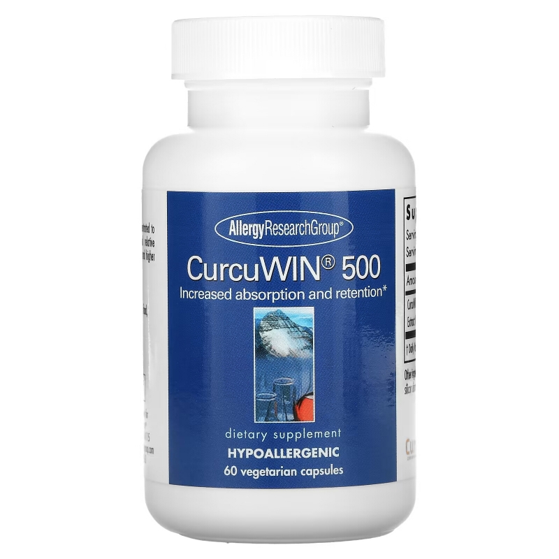 Allergy Research Group, CurcuWin 500, 60 Vegetarian Capsules