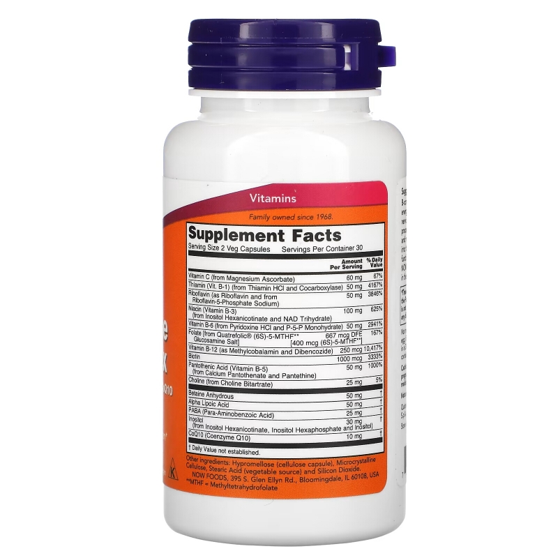 Now Foods, Now Foods, CO-ENZYME B-COMPLEX, 60 Vcaps