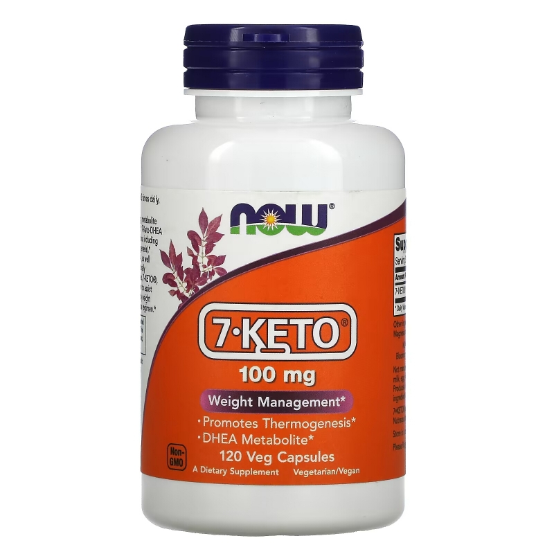 Now Foods, 7-Keto, 100 мг, 120 растительных капсул