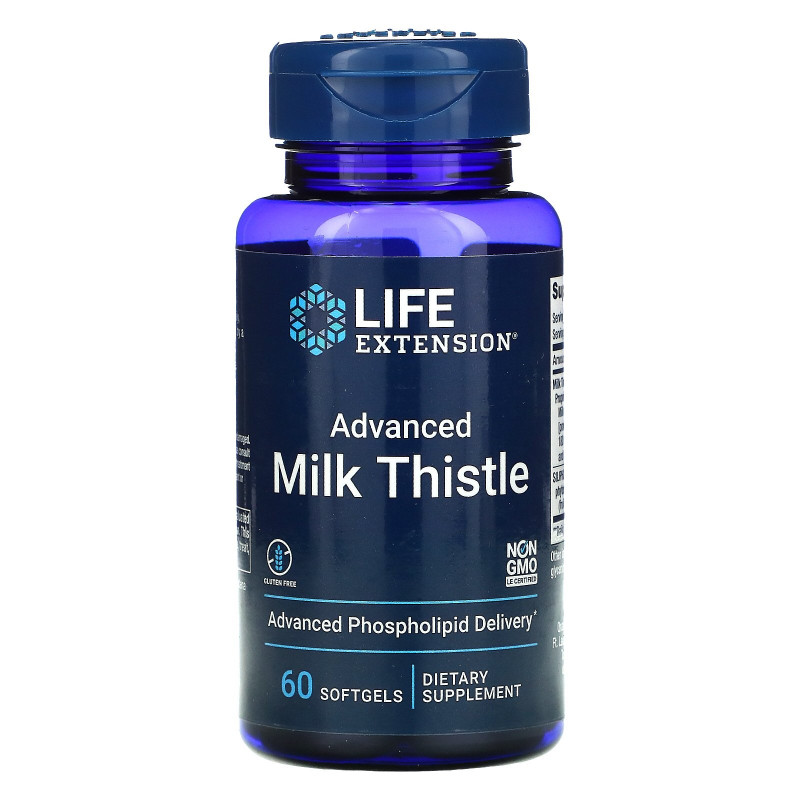 Life Extension, European Milk Thistle, 60 Softgels