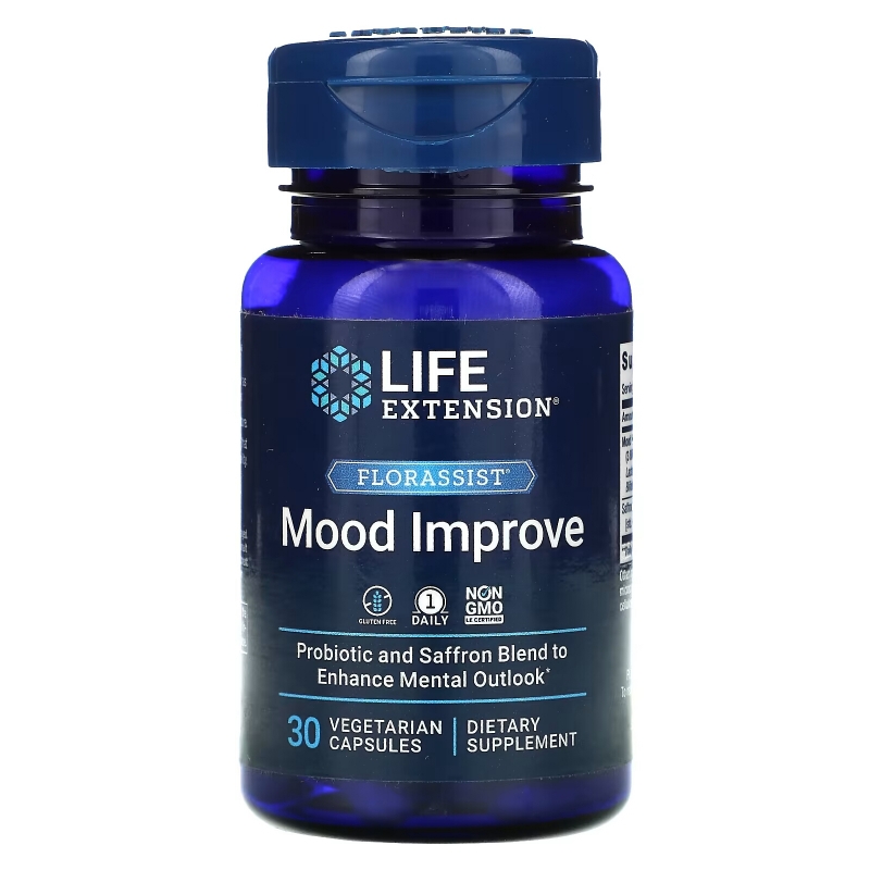 Life Extension, Florassist, Mood Improve,  30 Capsules