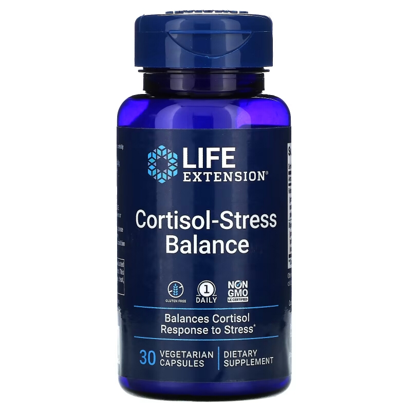 Life Extension, Cortisol-Stress Balance, 30 Vegetarian Capsules