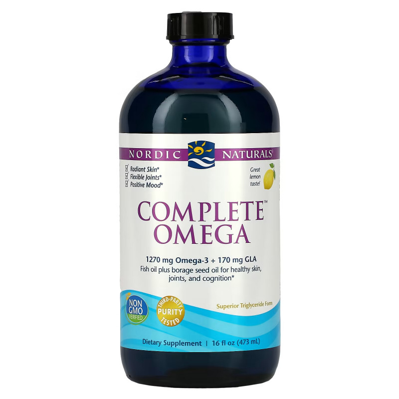 Nordic Naturals Complete Omega Lemon Taste 16 fl oz (473 ml)