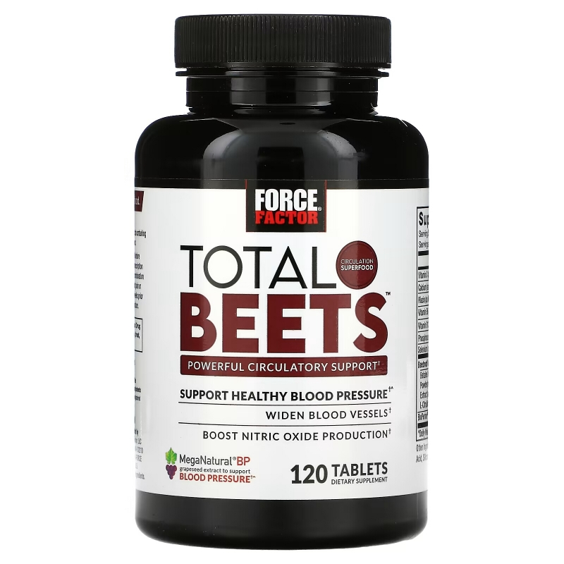 Force Factor, Total Beets, Powerful Circulation Support, 120 Tablets