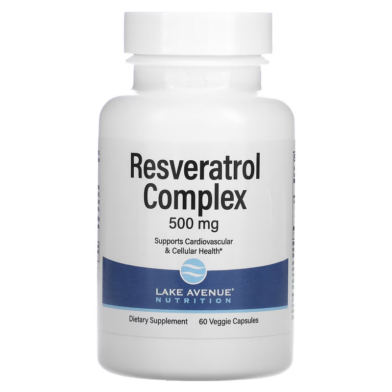 Lake Avenue Nutrition, Resveratrol Complex, 500 mg, 60 Veggie Capsules