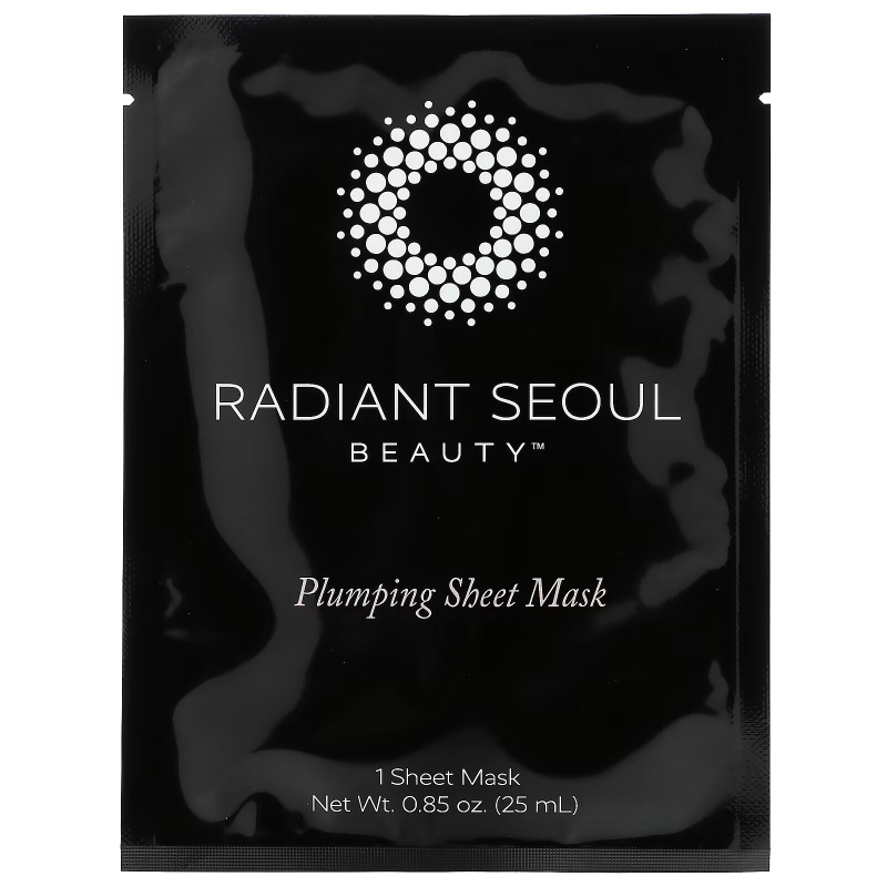 Radiant Seoul, тканевая маска для объема и гладкости кожи, 5 шт. по 25 мл (0,85 унции)