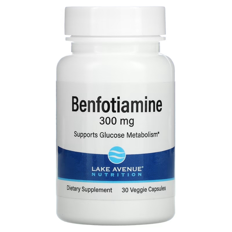 Lake Avenue Nutrition, Benfotiamine, 300 mg, 30 Veggie Capsules