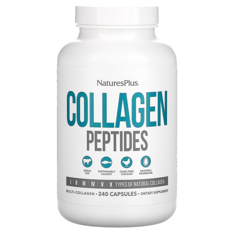 NaturesPlus, Collagen Peptides, 240 Capsules